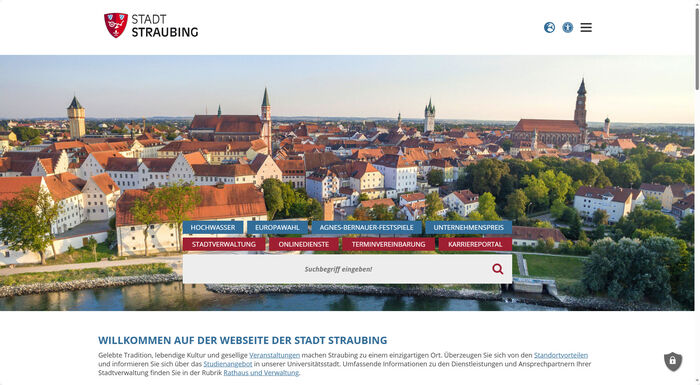 Titelbild zu Relaunch Stadt Straubing